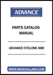ADVANCE CYCLONE 4500 PARTS CATALOG MANUAL - PDF FILE