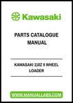 KAWASAKI 110Z II WHEEL LOADER PARTS CATALOGUE MANUAL - PDF FILE