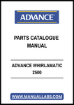 ADVANCE WHIRLAMATIC 2500 PARTS CATALOGUE MANUAL - PDF FILE