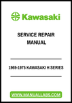 1969-1975 KAWASAKI H SERIES SERVICE REPAIR MANUAL  - PDF FILE