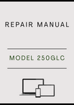 MODEL 250GLC CRAWLER EXCAVATOR REPAIR MANUAL - PDF