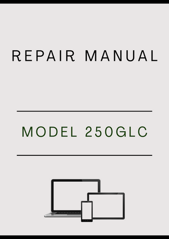 MODEL 250GLC CRAWLER EXCAVATOR REPAIR MANUAL - PDF
