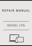 MODEL 17G COMPACT EXCAVATOR REPAIR MANUAL - PDF