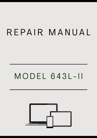 MODEL 643L-II WHEELED FELLER BUNCHER REPAIR MANUAL - PDF
