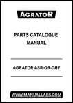 AGRATOR ASR-GR-GRF PARTS CATALOGUE MANUAL - PDF FILE