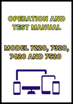 MODEL 7220, 7320, 7420 AND 7520 TRACTOR OPERATION AND TEST MANUAL - PDF