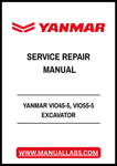 YANMAR VIO45-5, VIO55-5 EXCAVATOR SERVICE REPAIR MANUAL - PDF FILE