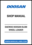 DAEWOO DOOSAN DL300 WHEEL LOADER SHOP MANUAL - PDF FILE