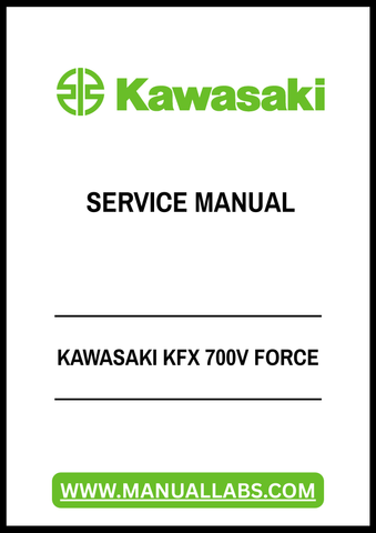 KAWASAKI KFX 700V FORCE SERVICE MANUAL - PDF FILE