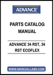 ADVANCE 34 RST, 34 RST ECOFLEX PARTS CATALOG MANUAL 56042485 – PDF FILE