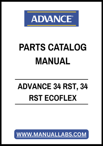 ADVANCE 34 RST, 34 RST ECOFLEX PARTS CATALOG MANUAL 56042485 – PDF FILE
