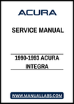 1990-1993 ACURA INTEGRA SERVICE MANUAL – PDF FILE