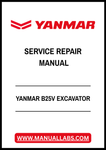 YANMAR B25V EXCAVATOR SERVICE REPAIR MANUAL - PDF FILE