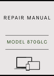 MODEL 870GLC CRAWLER EXCAVATOR REPAIR MANUAL - PDF