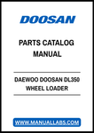 DAEWOO DOOSAN DL350 WHEEL LOADER PARTS CATALOG MANUAL - PDF FILE