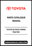 TOYOTA 02-3TD35 TOWING TRACTOR PARTS CATALOGUE MANUAL - PDF FILE
