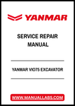 YANMAR VIO75 EXCAVATOR SERVICE REPAIR MANUAL - PDF FILE