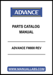 ADVANCE FM800 REV PARTS CATALOG MANUAL - PDF FILE