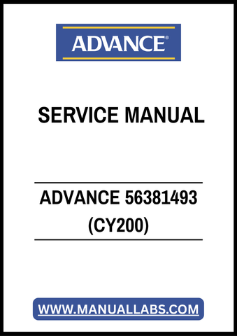 ADVANCE 56381493 (CY200) SERVICE MANUAL – PDF FILE