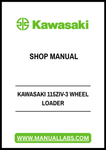 KAWASAKI 115ZIV-3 WHEEL LOADER SHOP MANUAL - PDF FILE
