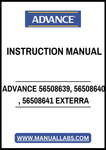 ADVANCE 56508639, 56508640 , 56508641 EXTERRA INSTRUCTION MANUAL – PDF FILE