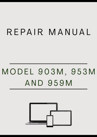 MODEL 903M, 953M AND 959M HARVESTER REPAIR MANUAL - PDF