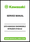 1979 KAWASAKI SNOWMOBILE INTRUDER ST440-A2 SERVICE MANUAL - PDF FILE