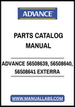 ADVANCE 56508639, 56508640, 56508641 EXTERRA PARTS CATALOG MANUAL – PDF FILE
