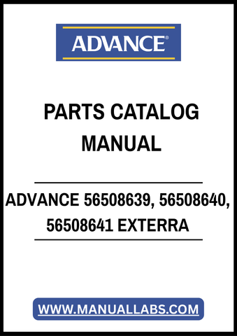 ADVANCE 56508639, 56508640, 56508641 EXTERRA PARTS CATALOG MANUAL – PDF FILE
