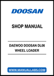 DAEWOO DOOSAN DL06 WHEEL LOADER SHOP MANUAL - PDF FILE
