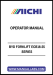 BYD FORKLIFT ECB16-35 SERIES OPERATOR MANUAL - PDF FILE
