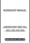 LIEBHERR D904, D906, D914, D916, D924 AND D926 DIESEL ENGINE WORKSHOP MANUAL - PDF FILE