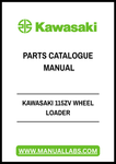 KAWASAKI 115ZV WHEEL LOADER PARTS CATALOGUE MANUAL - PDF FILE