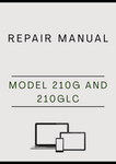MODEL 210G AND 210GLC CRAWLER EXCAVATOR REPAIR MANUAL - PDF