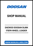 DAEWOO DOOSAN DL06K ITIER4 WHEEL LOADER ENGINE SHOP MANUAL 950106-00344 - PDF FILE