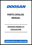 DOOSAN DX530LC-5 EXCAVATOR PARTS CATALOG MANUAL - PDF FILE