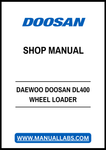 DAEWOO DOOSAN DL400 WHEEL LOADER SHOP MANUAL - PDF FILE