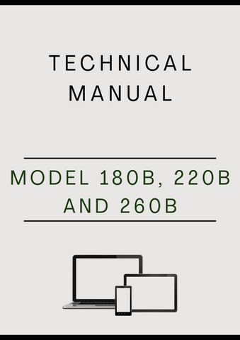 MODEL 180B, 220B AND 260B GREENSMOWER TECHNICAL MANUAL - PDF