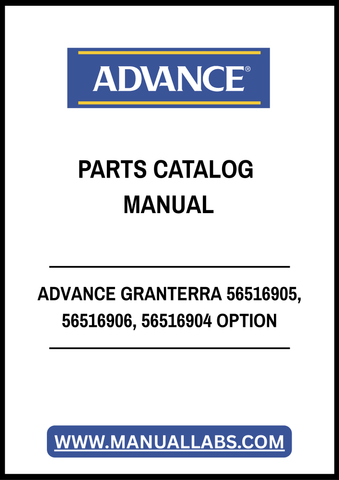 ADVANCE GRANTERRA 56516905, 56516906, 56516904 OPTION PARTS CATALOG MANUAL - PDF FILE