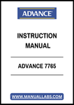 ADVANCE 7765 INSTRUCTION MANUAL – PDF FILE