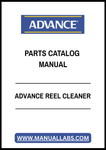 ADVANCE REEL CLEANER PARTS CATALOG MANUAL - PDF FILE