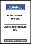 ADVANCE GULPER ROAMER 300G PARTS CATALOG MANUAL - PDF FILE