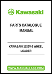 KAWASAKI 115ZV-2 WHEEL LOADER PARTS CATALOGUE MANUAL - PDF FILE