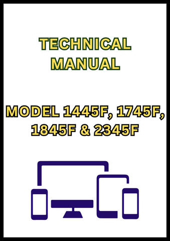 MODEL 1445F, 1745F, 1845F AND 2345F TRACTOR TECHNICAL MANUAL - PDF