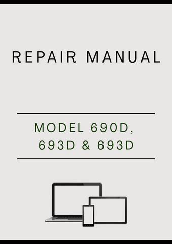 MODEL 690D, 693D AND 693D HARVESTER REPAIR MANUAL - PDF