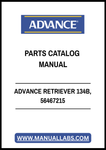 ADVANCE RETRIEVER 134B, 56467215 PARTS CATALOG MANUAL - PDF FILE