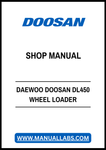 DAEWOO DOOSAN DL450 WHEEL LOADER SHOP MANUAL - PDF FILE