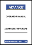 ADVANCE RETRIEVER 134B OPERATOR MANUAL - PDF FILE