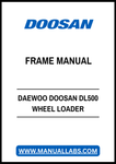 DAEWOO DOOSAN DL500 WHEEL LOADER FRAME MANUAL - PDF FILE