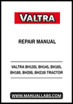 VALTRA BH135I, BH145, BH165, BH180, BH200, BH210I TRACTOR REPAIR MANUAL - PDF FILE